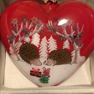Hedge hog Christmas ornament